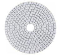 MiJunHD Disco lucidante diamantato, 7 pollici, 180 mm, 50 grani, per smerigliatrice e lucidatrice, per granito, marmo, cemento e pietra, gancio anello di supporto (1 pezzo)