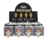 MIK funshopping Angelo custode in sacchetto assortimento 2 varianti, display 24 pezzi, portafortuna (bianco-argento)