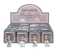 MIK Funshopping Angelo custode in sacchetto assortito, 24 pezzi, portafortuna (bianco-grigio)