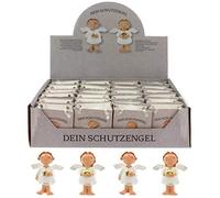 MIK Funshopping Angelo custode in sacchetto con 2 scomparti assortiti, 24 pezzi, portafortuna (bianco)