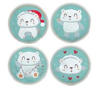 MIK funshopping Scaldamani a forma di gufo, colori pastello, set da 3