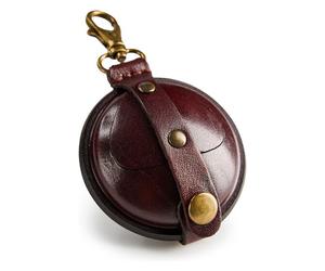 Mika Ciondolo borsa piccola in pelle 7 cm marrone