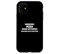 MIKA Personalized Women's Gift Custom MIKA Custodia per iPhone 11
