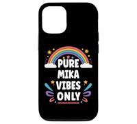 MIKA Vibes Only Cute Retro Girls MIKA Name Custodia per iPhone 12/12 Pro