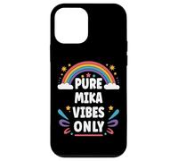 MIKA Vibes Only Cute Retro Girls MIKA Name Custodia per iPhone 12 mini