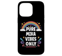MIKA Vibes Only Cute Retro Girls MIKA Name Custodia per iPhone 14 Pro Max