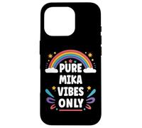 MIKA Vibes Only Cute Retro Girls MIKA Name Custodia per iPhone 16 Pro