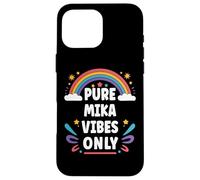 MIKA Vibes Only Cute Retro Girls MIKA Name Custodia per iPhone 16 Pro Max