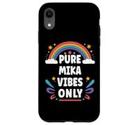 MIKA Vibes Only Cute Retro Girls MIKA Name Custodia per iPhone XR