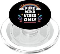 MIKA Vibes Only Cute Retro Girls MIKA Name PopSockets PopGrip per MagSafe