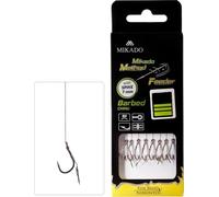 Mikado - 8 Ganci Method Feeder Rig con Punta/ago e Corda Intrecciata, 8 / Ø0,14mm / 10cm