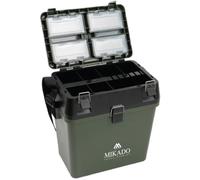 MIKADO Allround Sedile Piede, Box da Pesca e Valigetta Attrezzi Cassetta da P...