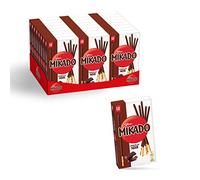 Mikado, Bastonicino Sottile e Croccante Ricoperto di Gustoso Cioccolato Fondente, adatto per ogni occasione, 24x75g (24 Confezioni da 75g)