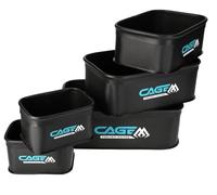Mikado CAGE Acc Box System Eva, set da 5 sacchetti Eva, per esche, Nero , Scatole per esche