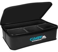 Mikado CAGE Bait Box Pro System - Eva, 5 scatole per esche Eva, Nero , Set di esche in EVA