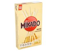 Mikado Confezione da 6 pezzi, 70 g, colore: bianco