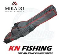 MIKADO ROD HOLDALL Borsa da Pesca a 3 Scomparti 160 cm Grigio Cerniere Imperm...