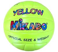 Mikado Sport Pallone Volley - Palla da Beach Volley - Gadget Mare - Giallo