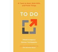 Mikael Krogerus Roman Tschäppeler To Do (Copertina rigida)