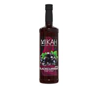 Mikah - Premium Flavors - Blackcurrant (Ribes Nero) | Sciroppo Per Drink e Dessert | Uso Professionale | 1 Litro (1000ml)