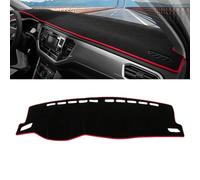 Mikalin - Copri cruscotto Auto AntiGraffio Interno, Adatto per VW T-ROC 2018-2023, Rosso, Poliestere, 8.25 cm