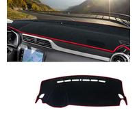 Mikalin - Copri cruscotto per Auto, Adatto per MG ZS EZS EV 2017-2023, Bordo Rosso, LHD