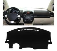 Mikalin - Copri cruscotto per Auto, AntiGraffio, Interno, Adatto per VW New Beetle 2003-2011, Poliestere, Bordo Nero