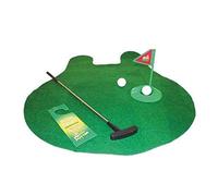 Mikamax - Potty Putter - Set da Golf - Mini-golf - Tappetino da Golf - Regalo Divertente - Gioco - Golf - Accessori per il Golf - Gioco della Toilette