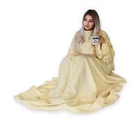 mikamax - Snugs Original - Coperta con cappuccio - Coperta accogliente - Coperta in pile -Coperta con maniche - Regalo di Natale - Coccolone - Coperta per divano - Pile