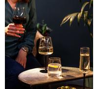 Mikasa 4 bicchieri da vino in cristallo Palermo senza stelo