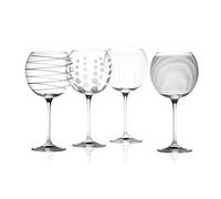 Mikasa Bicchieri da Brindisi Martini – 290 ml, 4 pezzi, Argento
