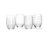 Mikasa Bicchieri da brindisi Martini, 290 ml, 4 pezzi, In acciaio inox 18/8., Argento, Set di 4