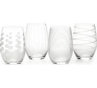 Mikasa Bicchieri da brindisi Martini, 290 ml, 4 pezzi, In acciaio inox 18/8., Argento, Set di 4