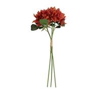 MIKASA Copper Mum - Set di 3 steli di fiori artificiali per decorazione autunnale, 12,7 x 12,7 x 45,7 cm