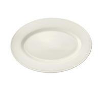 (TG. Taglia unica) Mikasa Cranborne Vassoio da portata in gres color crema, 39 c