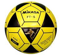 MIKASA FT5 Goal Master Pallone da calcio, nero/giallo, taglia 5