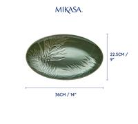 Mikasa Jardin piatto da portata ovale in gres