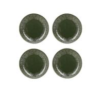 Mikasa Jardin Set di 4 piatti piccoli in gres, piatti rotondi da 21,5 cm - Confezione regalo e lavabile in lavastoviglie