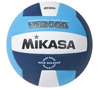 MIKASA Micro Cell Volleyball, Blue White, Pallavolo Unisex, Columbia Blu/Navy/Bianco, Official Size And Weight