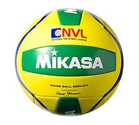 MIKASA Pallone Beach Volley National Volleyball League - NVL-VX (Giallo/Verde, 5)