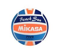 Mikasa Pallone Beach Volley VXS-BS, Unisex Adulto, Arancio/Azzurro/Blue, 5