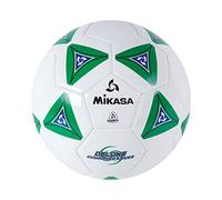 Mikasa - Pallone da Calcio Professionale (Verde/Bianco, Misura 5).