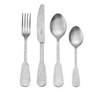 Mikasa Soho Antique Set di posate 18pz in acciaio inox, set di posate per 4 persone - Include 4 coltelli, 4 forchette, 4 cucchiai da dessert e 4 cucchiaini - Lavabile in lavastoviglie