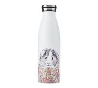 Bottiglia in acciaio inox a doppia parete Mikasa Tipperleyhill, bottiglia con isolamento sottovuoto da 500 ml che mantiene le bevande fredde e calde, bottiglia di idratazione in acciaio inox senza BPA con stampa di porcellino d'India