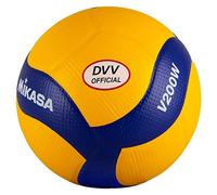 MIKASA V200W, Pallavolo Unisex-Adult, Blu/Giallo, 5