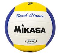 Mikasa VX20 Beach Classic Ball VX20, Unisex volleyballs, white, 5 EU