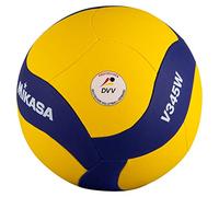 MIKASA W345W Pallavolo, Blu/Giallo Blu/Giallo