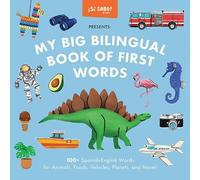 Mike Alfaro My Big Bilingual Book of First Words (Libro di cartone) Si Sabo Kids