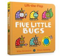 Mike Brownlow Five Little Bugs (Libro di cartone) Five Little