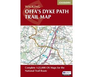 Mike Dunn Offa's Dyke Path Trail Map (Tascabile)